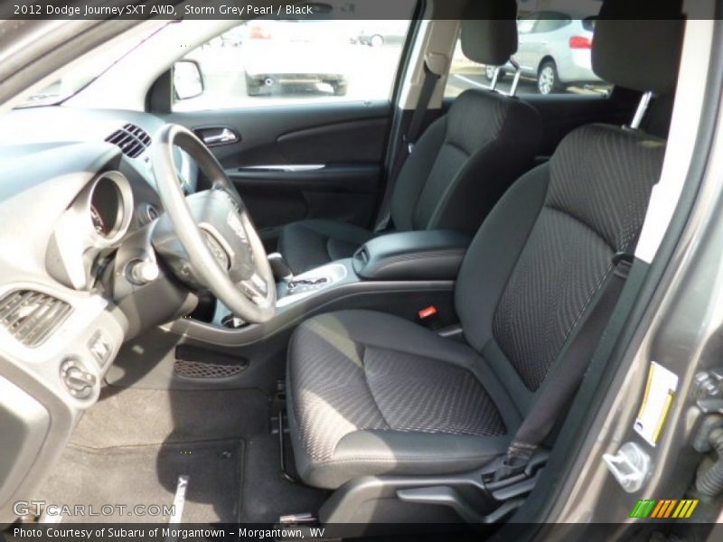 Storm Grey Pearl / Black 2012 Dodge Journey SXT AWD