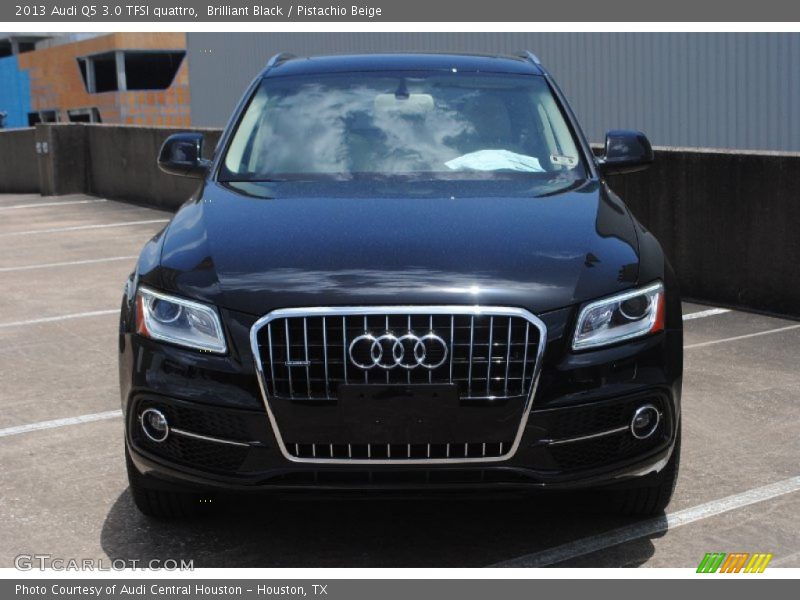 Brilliant Black / Pistachio Beige 2013 Audi Q5 3.0 TFSI quattro