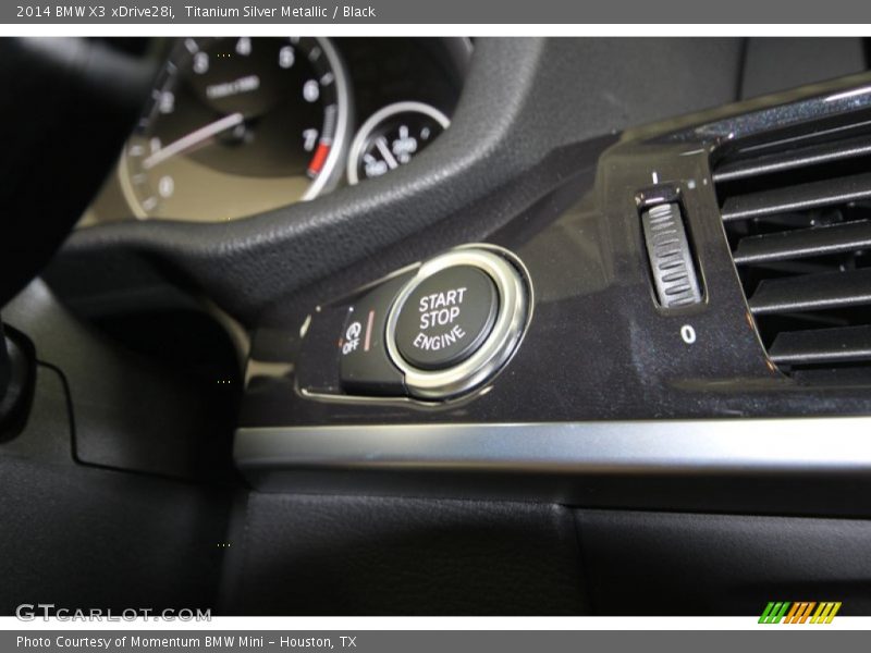 Titanium Silver Metallic / Black 2014 BMW X3 xDrive28i