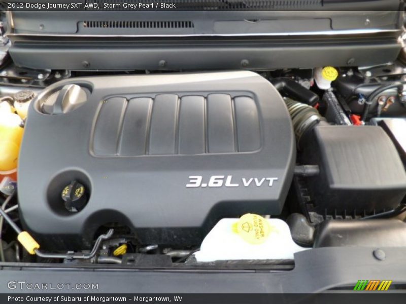 Storm Grey Pearl / Black 2012 Dodge Journey SXT AWD