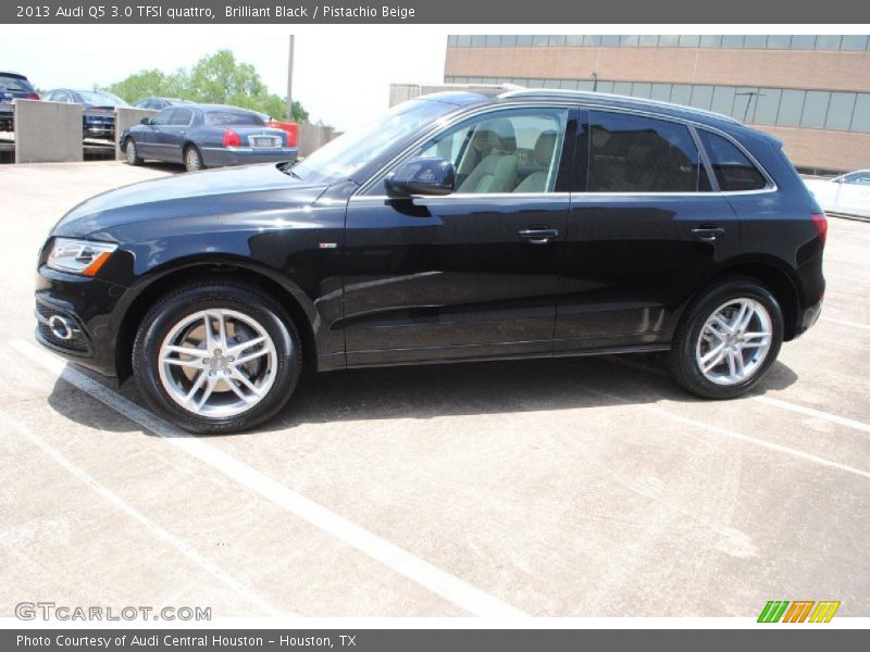 Brilliant Black / Pistachio Beige 2013 Audi Q5 3.0 TFSI quattro