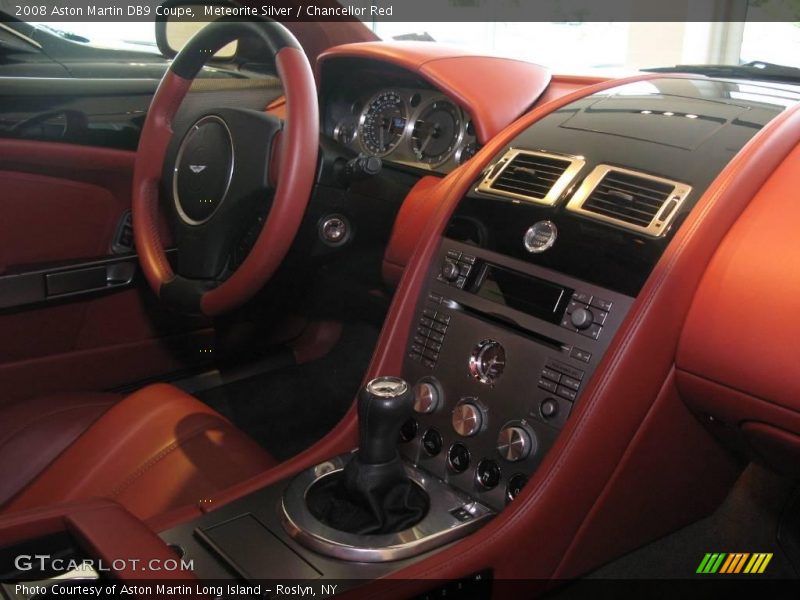 Meteorite Silver / Chancellor Red 2008 Aston Martin DB9 Coupe