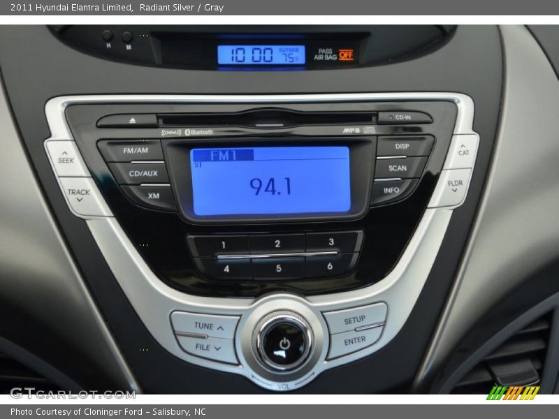 Radiant Silver / Gray 2011 Hyundai Elantra Limited