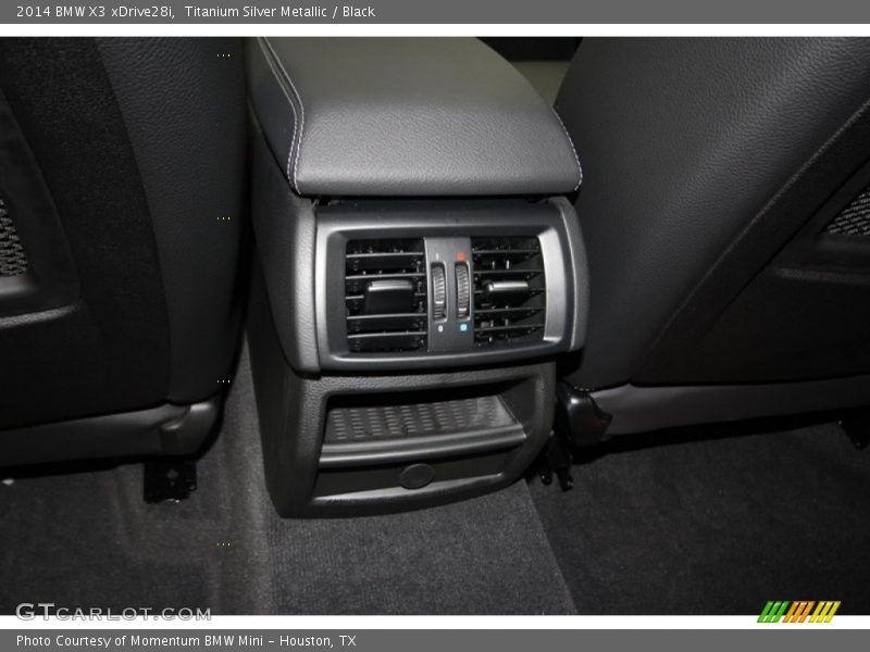Titanium Silver Metallic / Black 2014 BMW X3 xDrive28i