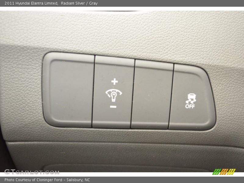 Radiant Silver / Gray 2011 Hyundai Elantra Limited