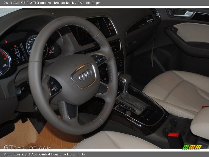 Brilliant Black / Pistachio Beige 2013 Audi Q5 3.0 TFSI quattro