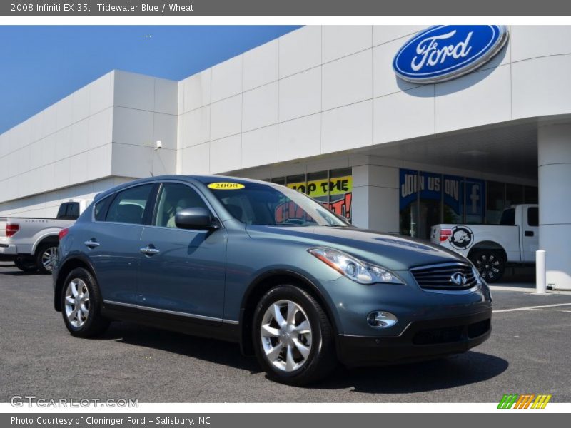 Tidewater Blue / Wheat 2008 Infiniti EX 35