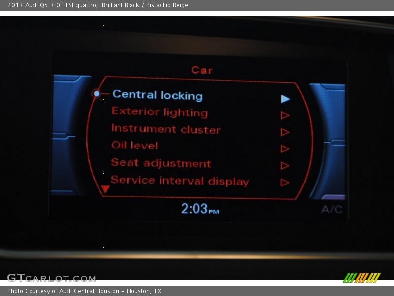 Brilliant Black / Pistachio Beige 2013 Audi Q5 3.0 TFSI quattro