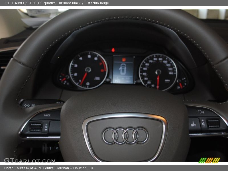 Brilliant Black / Pistachio Beige 2013 Audi Q5 3.0 TFSI quattro