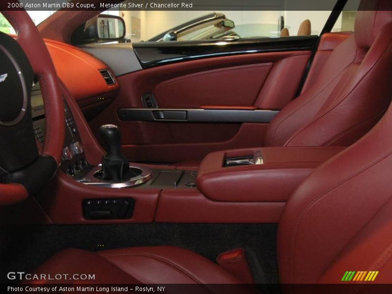 Meteorite Silver / Chancellor Red 2008 Aston Martin DB9 Coupe