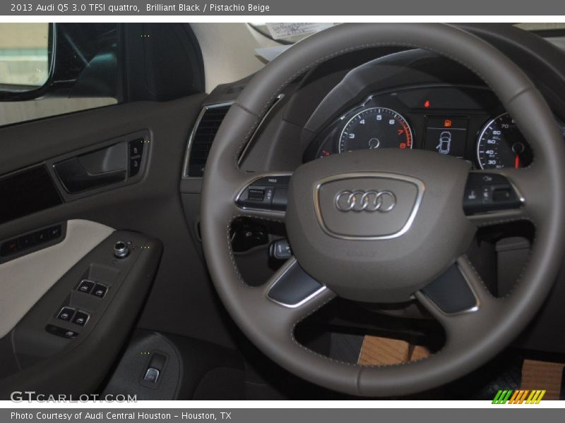 Brilliant Black / Pistachio Beige 2013 Audi Q5 3.0 TFSI quattro