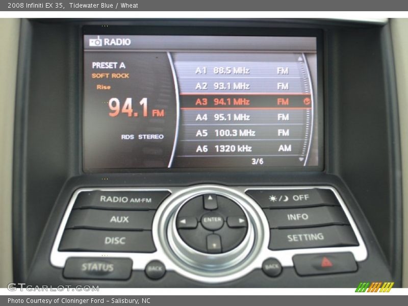 Tidewater Blue / Wheat 2008 Infiniti EX 35