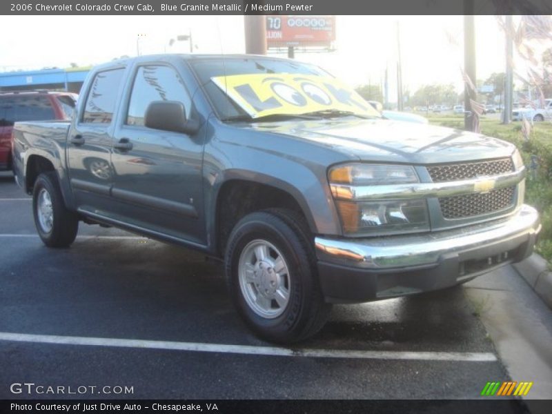 Blue Granite Metallic / Medium Pewter 2006 Chevrolet Colorado Crew Cab