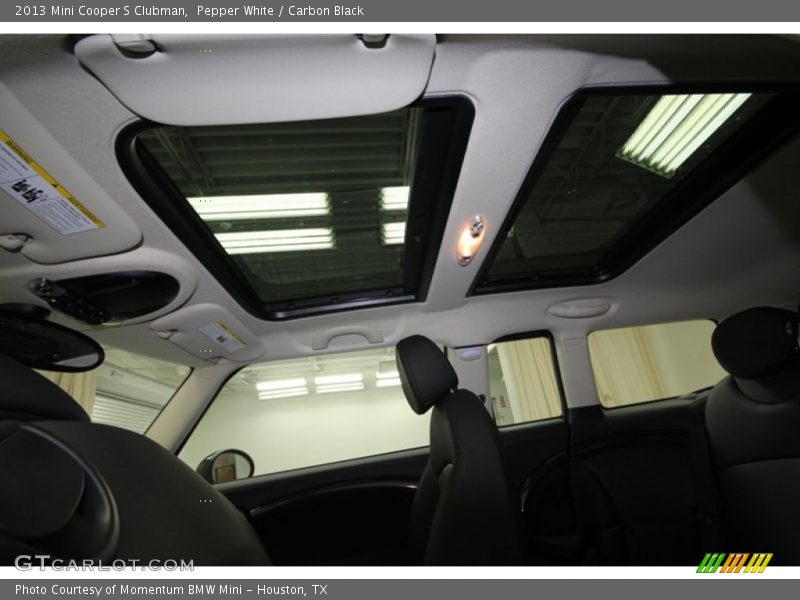 Pepper White / Carbon Black 2013 Mini Cooper S Clubman