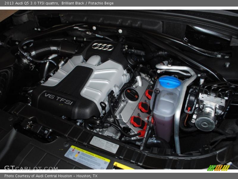 Brilliant Black / Pistachio Beige 2013 Audi Q5 3.0 TFSI quattro