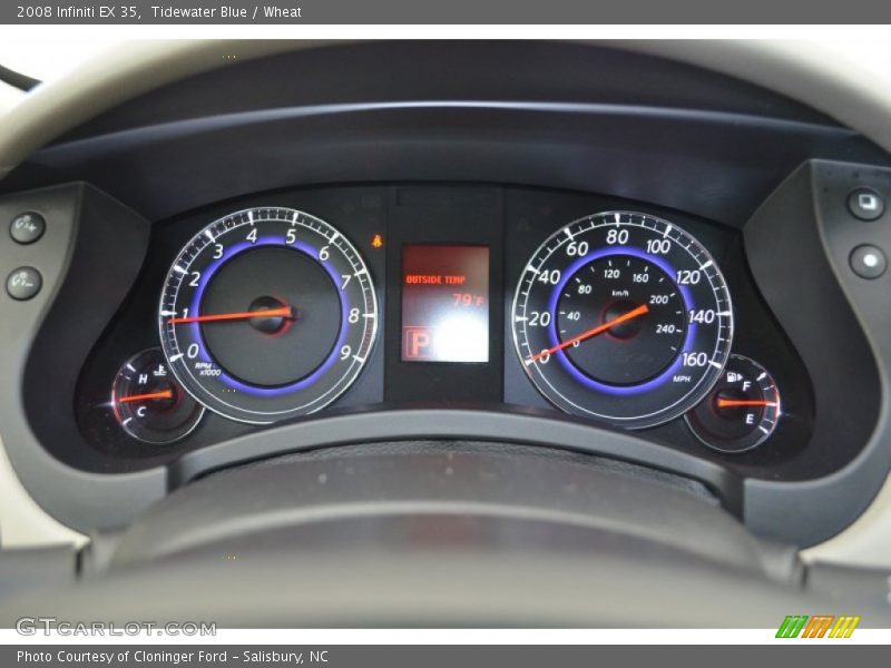Tidewater Blue / Wheat 2008 Infiniti EX 35