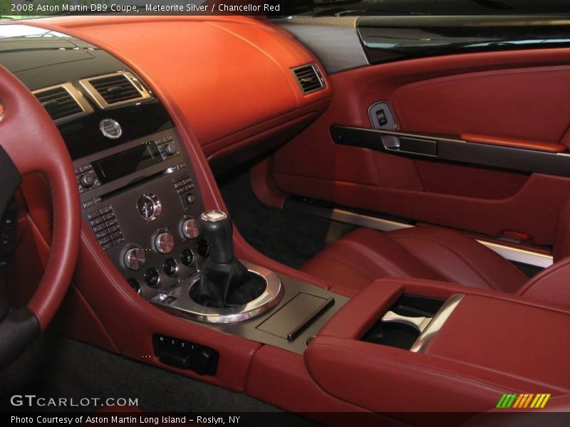 Meteorite Silver / Chancellor Red 2008 Aston Martin DB9 Coupe