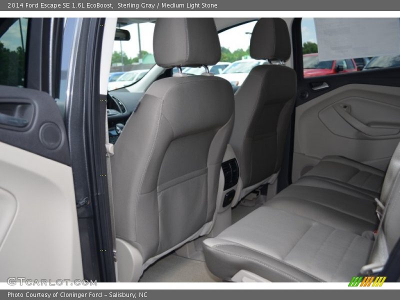 Sterling Gray / Medium Light Stone 2014 Ford Escape SE 1.6L EcoBoost