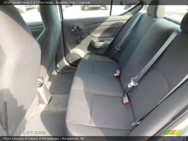 Magnetic Gray / Charcoal 2014 Nissan Versa 1.6 S Plus Sedan