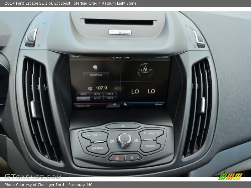 Controls of 2014 Escape SE 1.6L EcoBoost