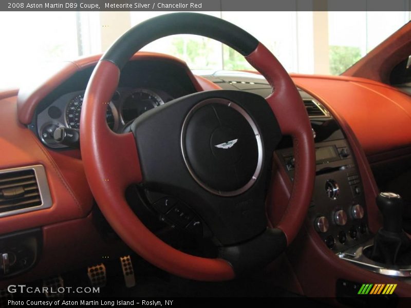 Meteorite Silver / Chancellor Red 2008 Aston Martin DB9 Coupe