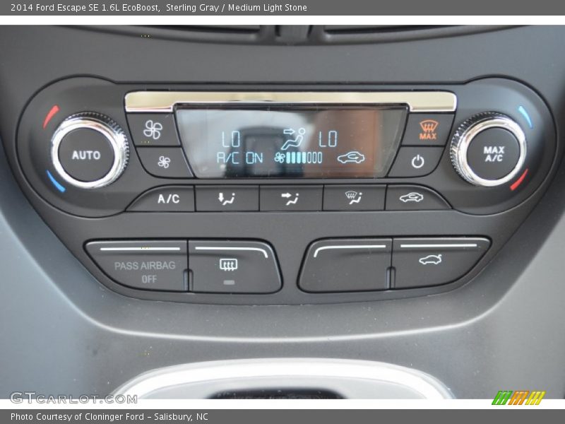 Controls of 2014 Escape SE 1.6L EcoBoost