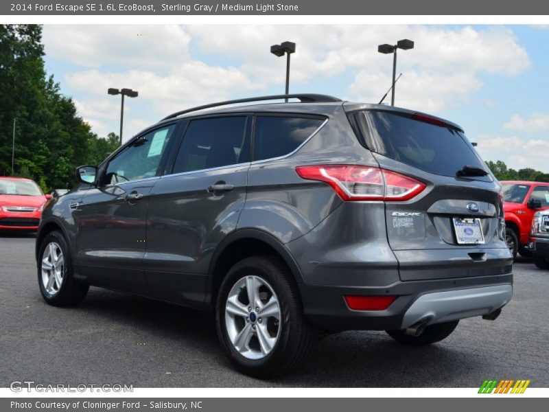 Sterling Gray / Medium Light Stone 2014 Ford Escape SE 1.6L EcoBoost