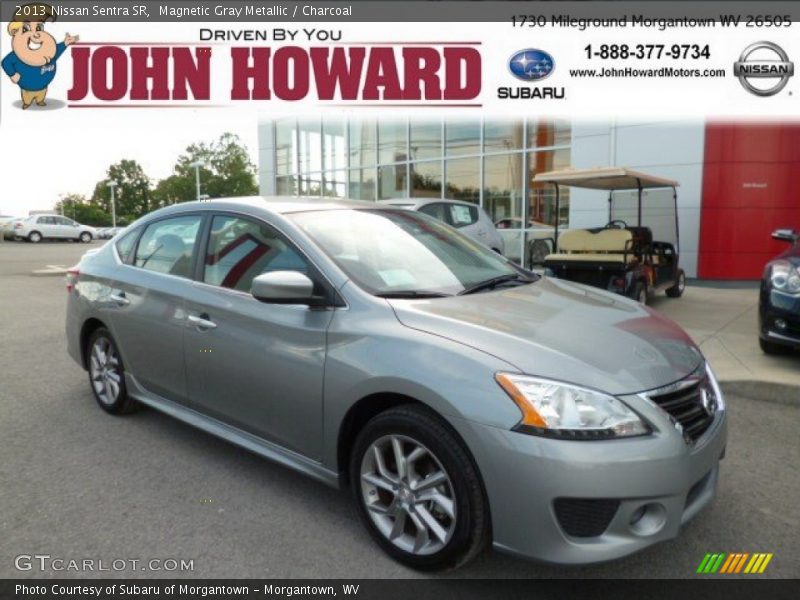 Magnetic Gray Metallic / Charcoal 2013 Nissan Sentra SR