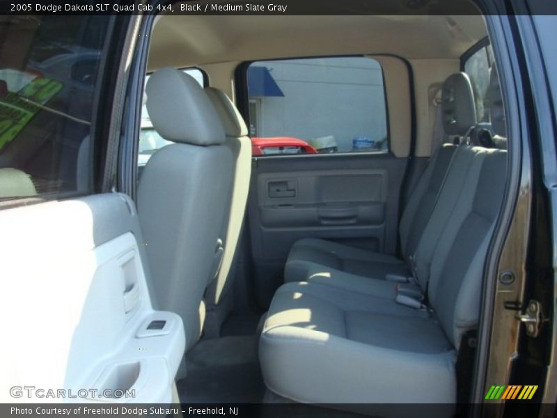 Black / Medium Slate Gray 2005 Dodge Dakota SLT Quad Cab 4x4