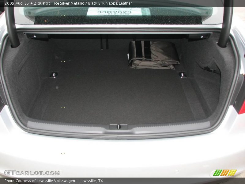 Ice Silver Metallic / Black Silk Nappa Leather 2009 Audi S5 4.2 quattro
