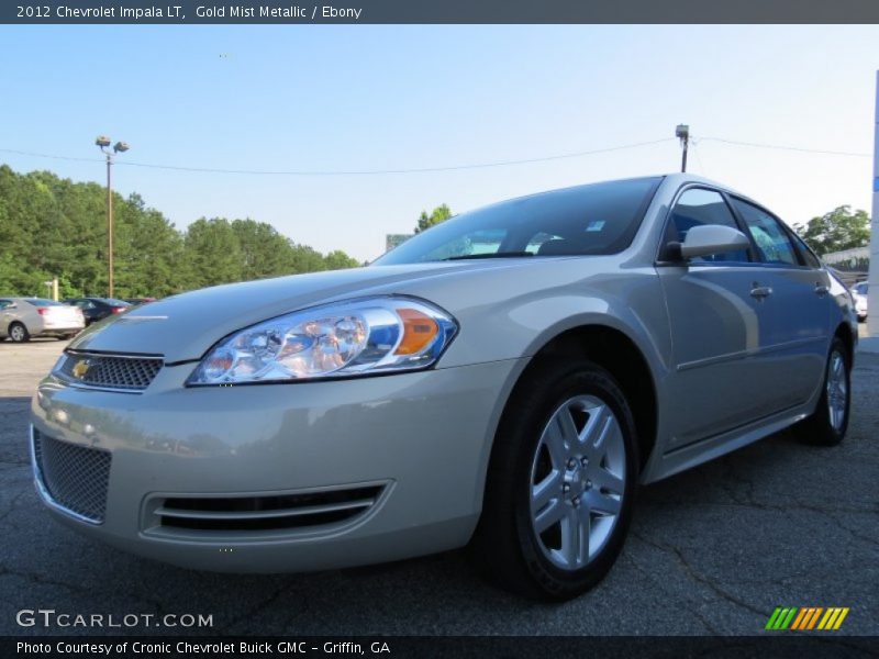 Gold Mist Metallic / Ebony 2012 Chevrolet Impala LT