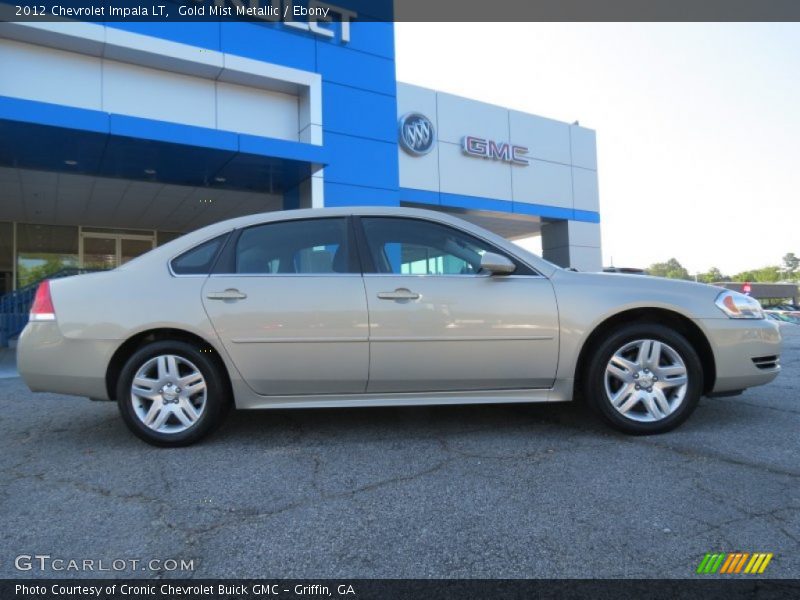 Gold Mist Metallic / Ebony 2012 Chevrolet Impala LT