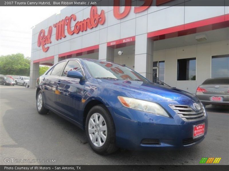 Blue Ribbon Metallic / Ash 2007 Toyota Camry Hybrid