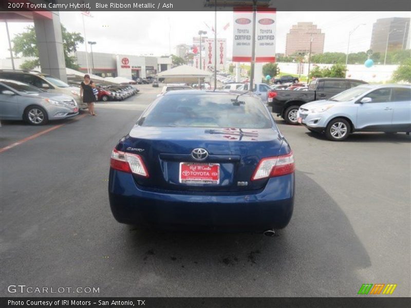 Blue Ribbon Metallic / Ash 2007 Toyota Camry Hybrid