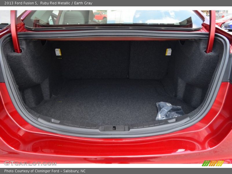 Ruby Red Metallic / Earth Gray 2013 Ford Fusion S