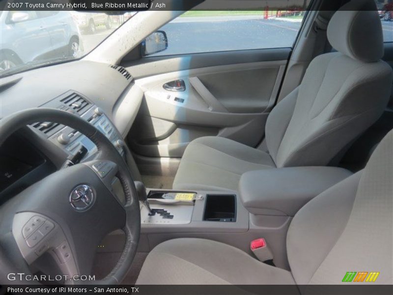 Blue Ribbon Metallic / Ash 2007 Toyota Camry Hybrid