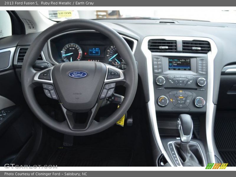 Ruby Red Metallic / Earth Gray 2013 Ford Fusion S