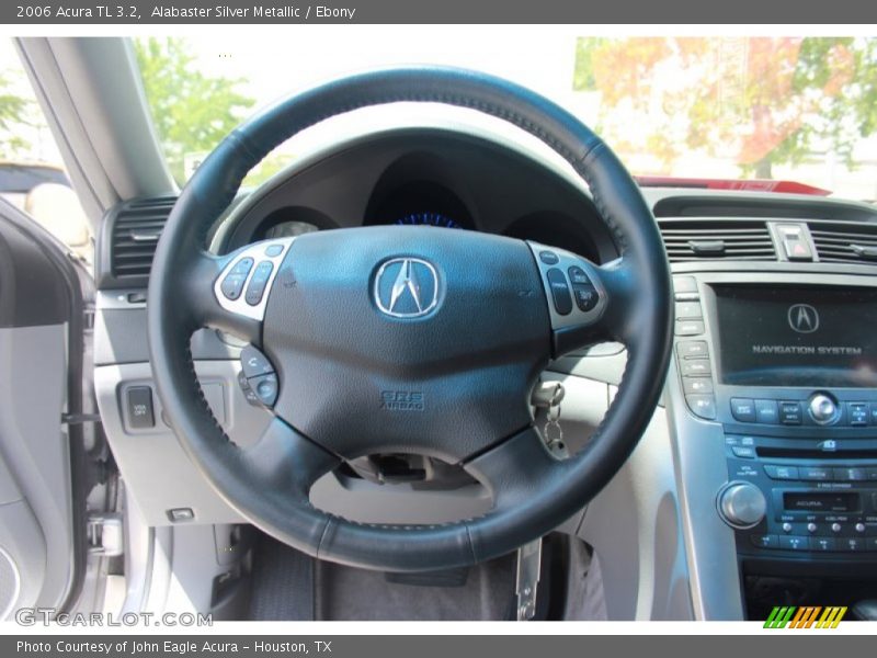 Alabaster Silver Metallic / Ebony 2006 Acura TL 3.2