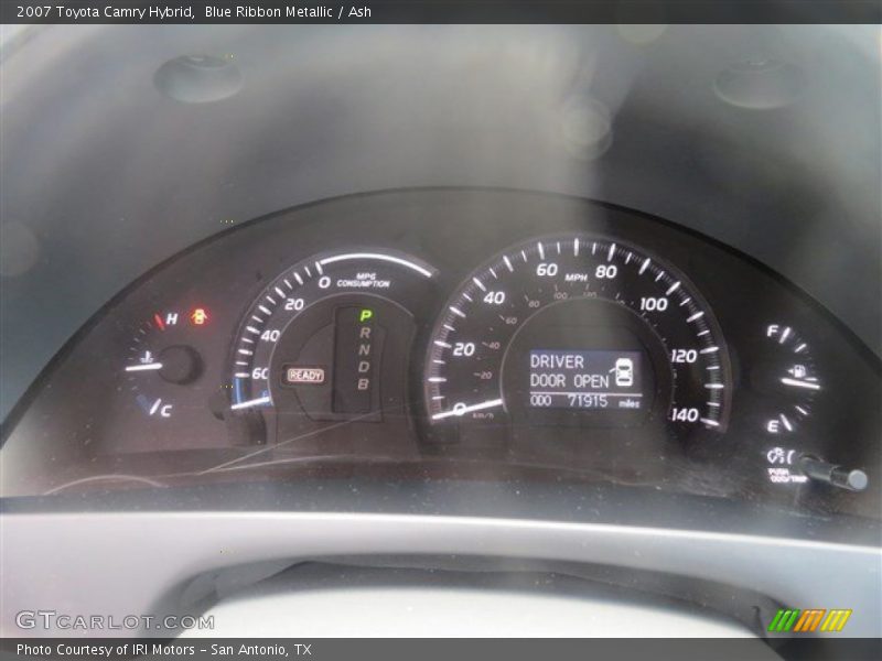 Blue Ribbon Metallic / Ash 2007 Toyota Camry Hybrid