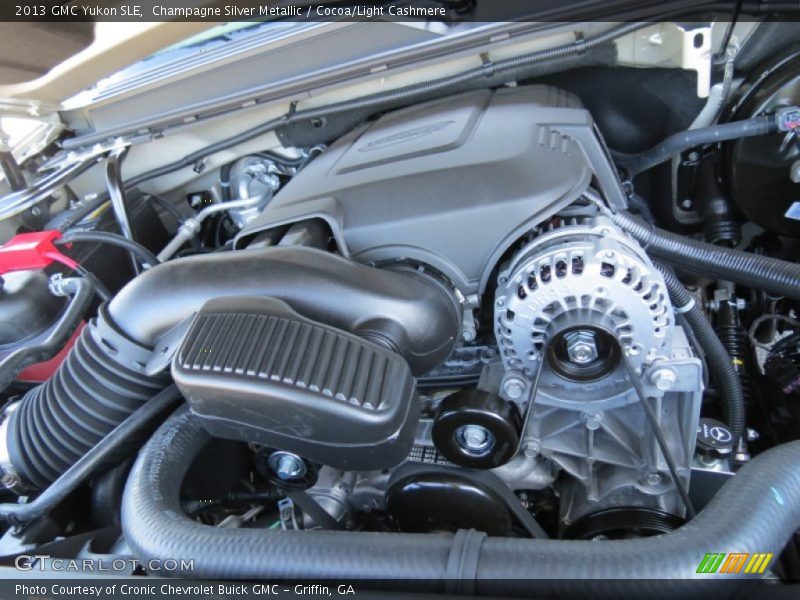 Champagne Silver Metallic / Cocoa/Light Cashmere 2013 GMC Yukon SLE