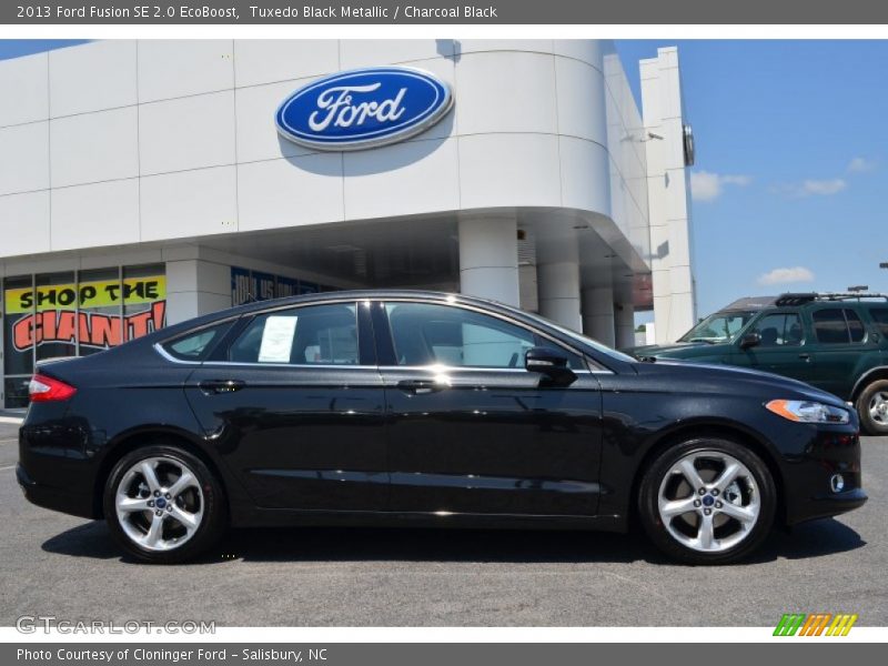 Tuxedo Black Metallic / Charcoal Black 2013 Ford Fusion SE 2.0 EcoBoost