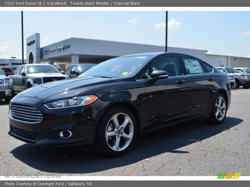 Tuxedo Black Metallic / Charcoal Black 2013 Ford Fusion SE 2.0 EcoBoost