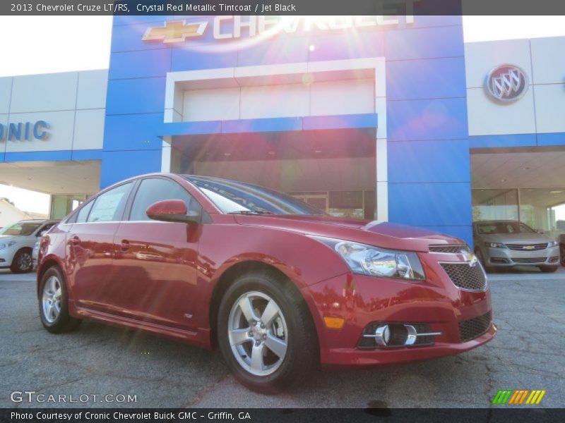 Crystal Red Metallic Tintcoat / Jet Black 2013 Chevrolet Cruze LT/RS