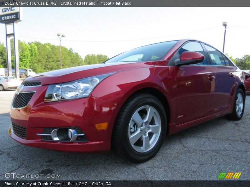 Crystal Red Metallic Tintcoat / Jet Black 2013 Chevrolet Cruze LT/RS