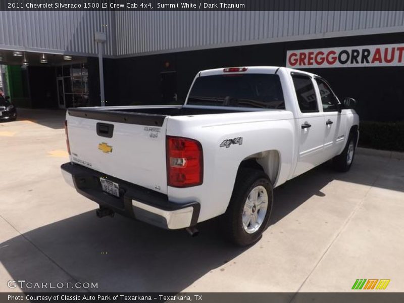 Summit White / Dark Titanium 2011 Chevrolet Silverado 1500 LS Crew Cab 4x4