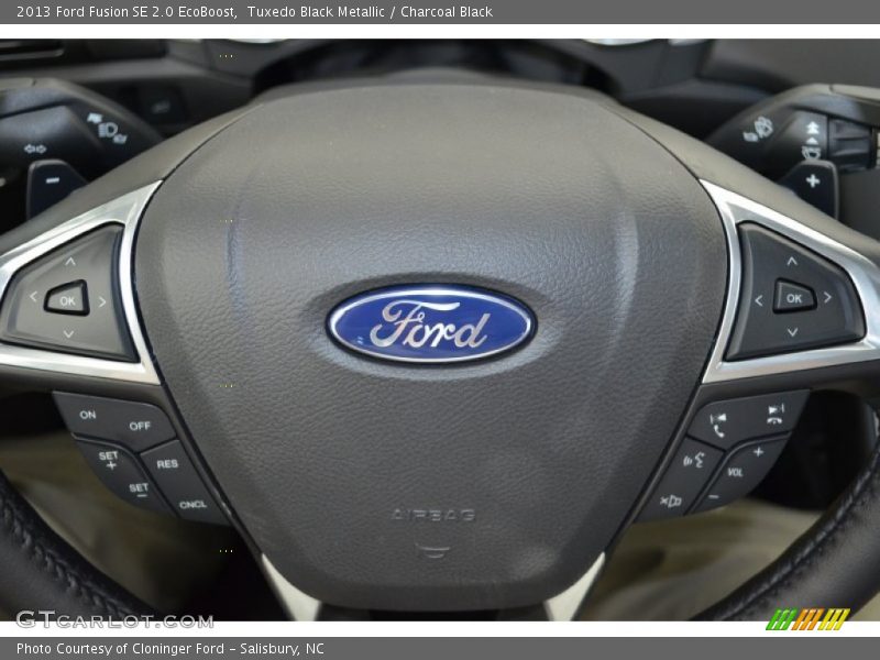 Tuxedo Black Metallic / Charcoal Black 2013 Ford Fusion SE 2.0 EcoBoost