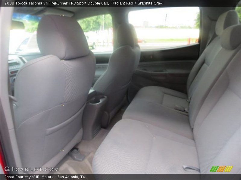 Radiant Red / Graphite Gray 2008 Toyota Tacoma V6 PreRunner TRD Sport Double Cab