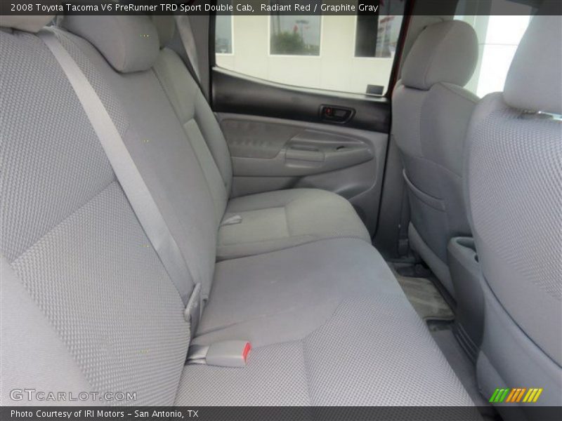 Radiant Red / Graphite Gray 2008 Toyota Tacoma V6 PreRunner TRD Sport Double Cab