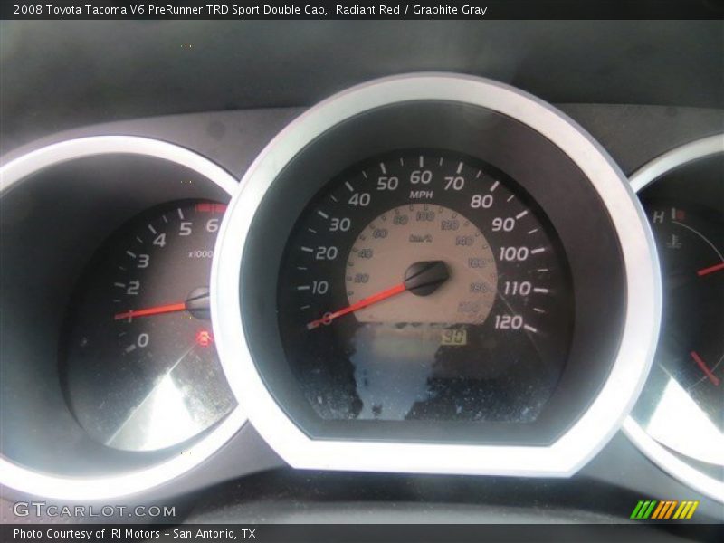 Radiant Red / Graphite Gray 2008 Toyota Tacoma V6 PreRunner TRD Sport Double Cab