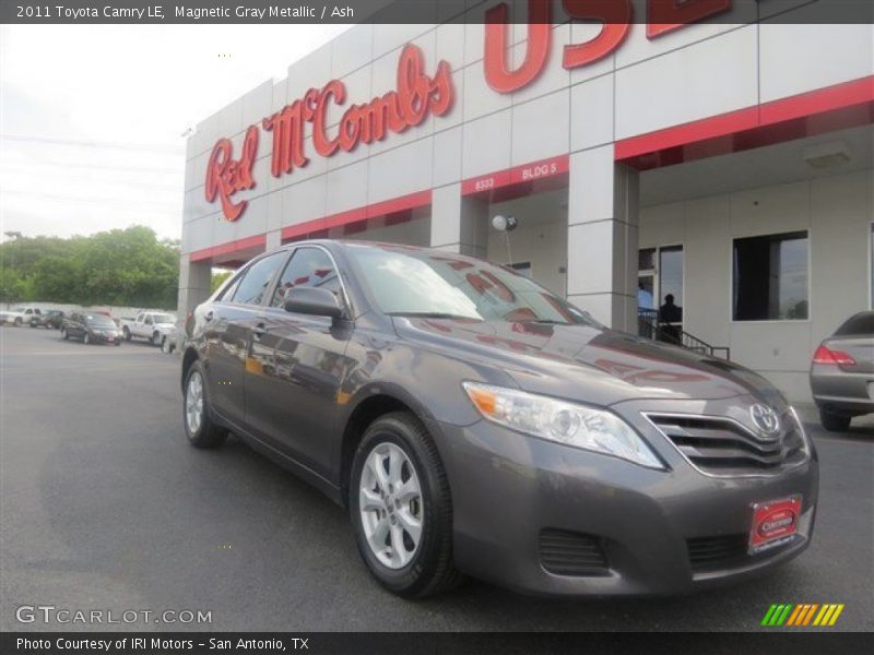 Magnetic Gray Metallic / Ash 2011 Toyota Camry LE